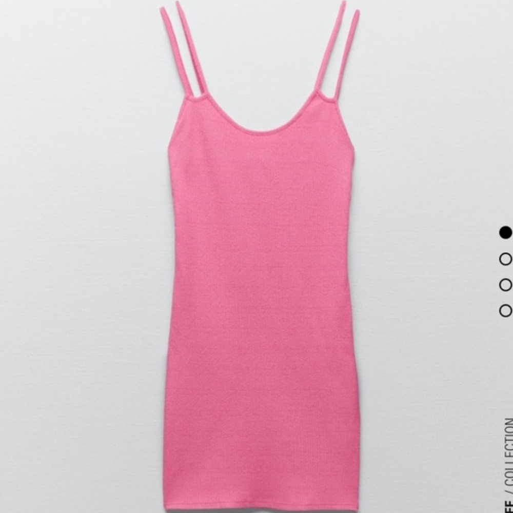 Zara pink mini dress
